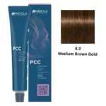 INDOLA PCC PERMANENT COLOR 4.3 - MEDIUM BROWN GOLD 60 ML