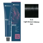 INDOLA PCC PERMANENT COLOR  5.11 - LIGHT BROWN INTENSE ASH 60 ML