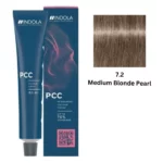 INDOLA PCC PERMANENT COLOR 7.2 -  MEDIUM BLONDE PEARL 60 ML