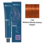INDOLA PCC PERMANENT COLOR 7.44 - MEDIUM BLONDE INTENSE COPPER 60 ML