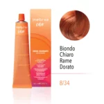 INEBRYA COLOR  8/34 - LIGHT BLONDE GOLDEN COPPER  100 ML